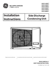 Ge UUC112WC Series Installation Instructions Manual
