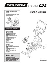 Icon PRO-FORM PRO C22 User Manual