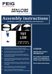 Feig Electronic TST LGB Assembly Instructions Manual