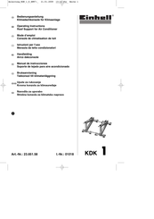 EINHELL KDK 1 Operating Instructions Manual