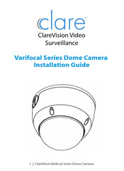 clare ClareVision CLR-V200-4DVFB Installation Manual
