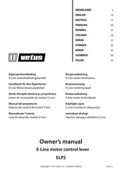 Vetus E-Line ELPS Owner's Manual