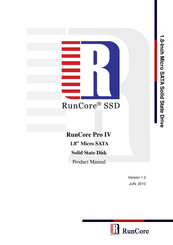 RunCore SSD Pro IV Product Manual