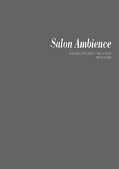 Salon Ambience REVOLUTION+ WU/036 Manual