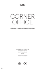 Pablo Corner Office Assembly/Installation Instructions