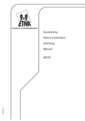 ETNA A813V Manual