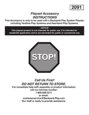 Backyard Play Systems 4030 Instructions Manual