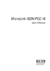 ELSA MicroLink ISDN/PCC-16 User Manual