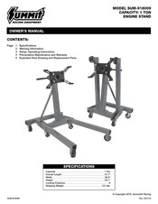 Summit SUM-918009 Owner's Manual