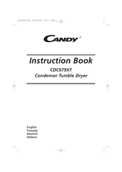 Candy CDC679XT Instruction Book