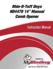 Rhin-O-Tuff HD4470 Instruction Manual