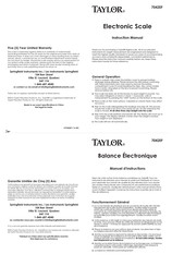 Taylor 7042EF Instruction Manual