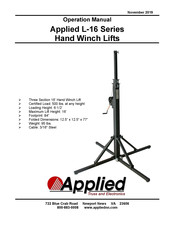 Applied L-16 Series Operation Manual
