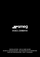 Smeg Dolce & Gabbana KTU36DGM Installation, Use & Care Manual