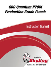 GBC Quantum P70iX Instruction Manual