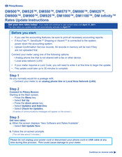 Pitney Bowes DM500 Instructions