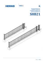 Heras SHB21 Installation Manual