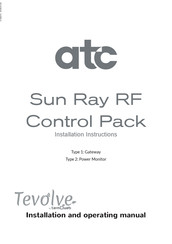 ATC SunRay RF Installation And Operating Manual