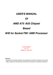 JETWAY TA75AG Series User Manual