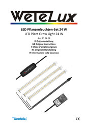 Wetelux 95 14 08 Original Instructions Manual