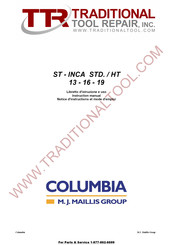 M.J. MALLIS GROUP INCA STD 13-16-19 Operating And Maintenance Manual