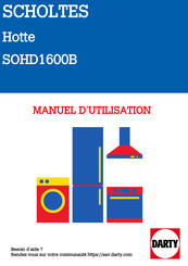 DARTY SCHOLTES SOHD1600B Instruction Manual