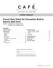 Cafe CTS90FP Owner's Manual