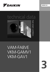 Daikin VKM-GAMV1 Technical Data Manual