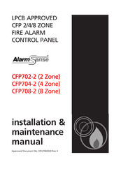 C-Tec CFP AlarmSense 4 Zone Two-Wire Fire Alarm Panel CFP704-2 