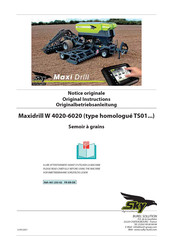 SKY Agriculture EASYDRILL W 4020 Original Instructions Manual