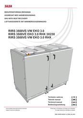 Salda RIRS 3500VW EKO 3.0 Technical Manual