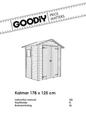 Goodiy Kalmar 178 x 125 cm Instruction Manual