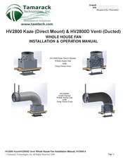 Tamarack Technologies HV2800 Kaze Installation & Operation Manual