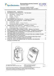 Tyco Electronics 1-1718624-1 Instruction Sheet