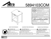 Altra furniture 5894103COM Manual