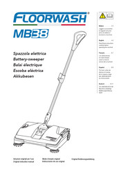 Floorwash MB38 Original Instruction Manual