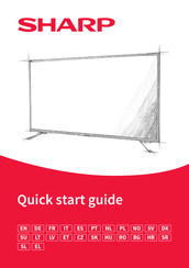 Sharp 40AJ2E Quick Start Manual