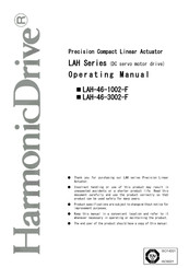 Harmonic Drive HS-360-1A Operating Manual