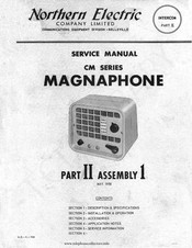 NORTHERN ELECTRIC CMA- SA Service Manual