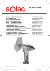 SOLAC BE7855 Instructions For Use Manual