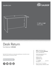 Sauder Via Series 401446 Manual