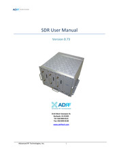 ADRF SDR-AF User Manual