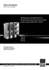 Rittal SV 9677.010 Assembly Instructions Manual