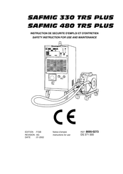 Air Liquide SAFMIG 330 TRS PLUS Safety Instruction For Use And Maintenance