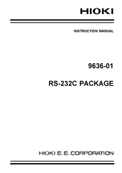 Hioki 9636-01 Instruction Manual