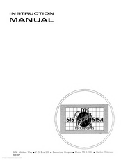 Tektronix 515 Instruction Manual