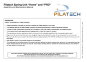 Pilatech Spring Unit PRO Assembly And Maintenance Manual