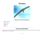 FLIGHT DESIGN EXXTACY Repair And Tuning Manual