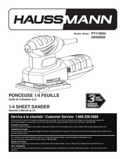 Haussmann PT110604 Manual