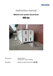 deconta ECO-Line Instruction Manual
